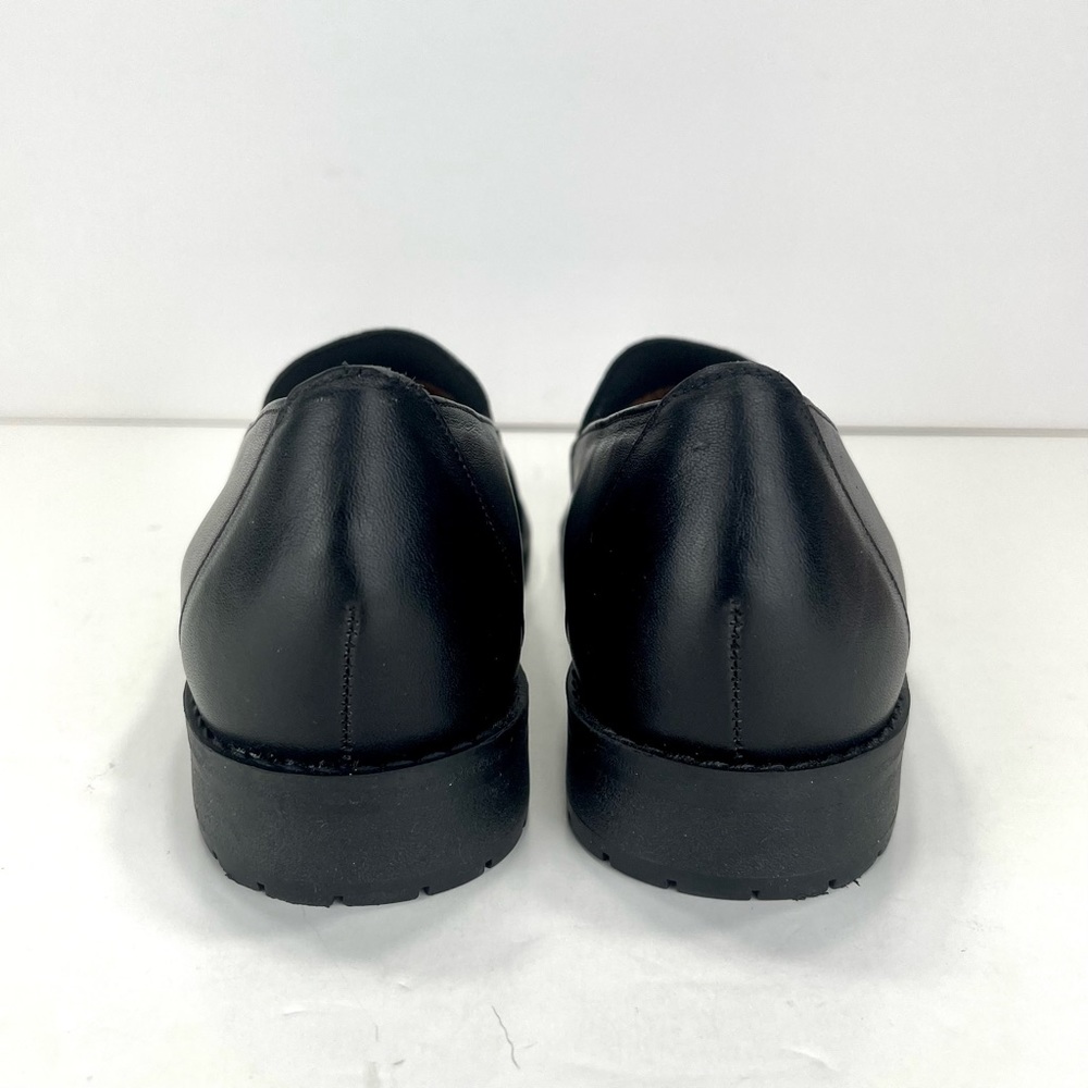 📌SOLD📌 NATURALIZER DUAL ACTION FOAM BLACK LEATHER LOAFERS🆕 - Picture 8 of 14